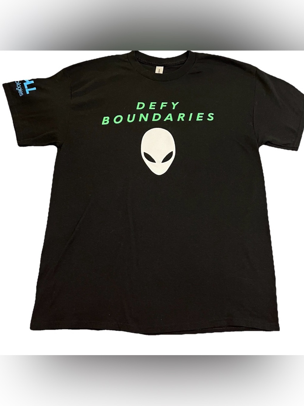 Alienware Dell Defy Boundaries Black Shirt Size L
